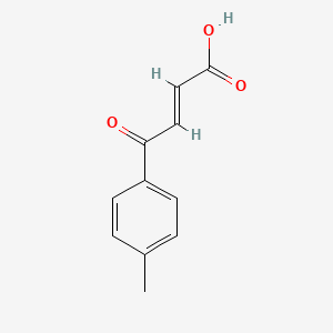 Chemical structure of 3-(4-Methyl benzoyl)acrylic acid