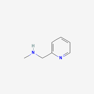 Chemical structure of 2-[(Methylamino)methyl]pyridine