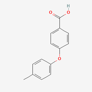 Chemical structure of 4-(4-Methylphenoxy)benzoic acid