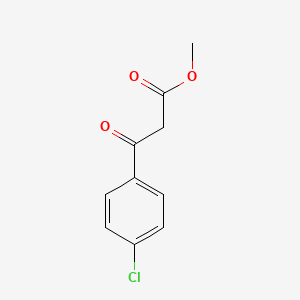 Chemical structure of Methyl (4-chlorobenzoyl)acetate