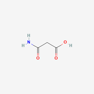 Chemical structure of 3-Amino-3-Oxopropanoic Acid
