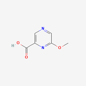Chemical structure of 6-Methoxypyrazine-2-carboxylic acid