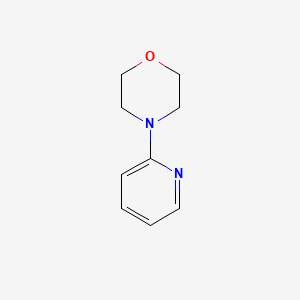 Chemical structure of 2-Morpholinopyridine