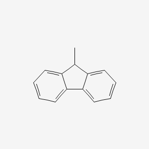 Chemical structure of 9-Methyl-9H-fluorene
