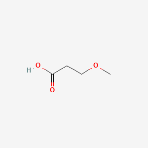 Chemical structure of 3-Methoxypropionic acid