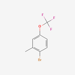 Chemical structure of 2-Methyl-4-(trifluoromethoxy)bromobenzene