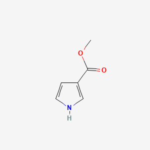 Chemical structure of Methyl 1H-pyrrole-3-carboxylate