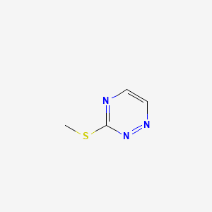 Chemical structure of 3-(Methylthio)-2,4-triazine