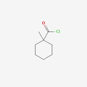 Chemical structure of 1-Methyl-1-cyclohexanecarbonyl chloride