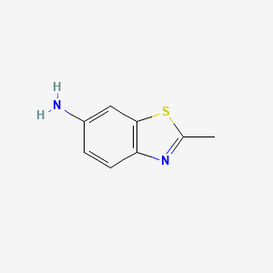 Chemical structure of 2-Methyl-1,3-benzothiazol-6-amine