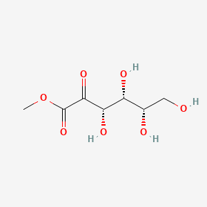 Chemical structure of Methyl 2-keto-L-gulonate