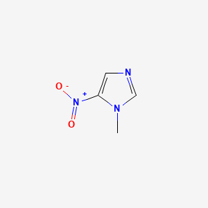 Chemical structure of 1-Methyl-5-nitroimidazole