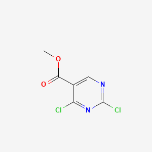 Chemical structure of Methyl 2,4-dichloropyrimidine-5-carboxylate