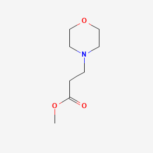 Chemical structure of Methyl 4-morpholinepropionate