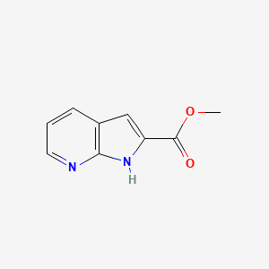 Chemical structure of Methyl 7-azaindole-2-carboxylate