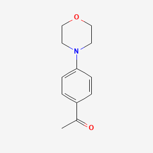 Chemical structure of 4′-Morpholinoacetophenone
