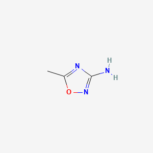 Chemical structure of 5-Methyl-1,2,4-oxadiazol-3-amine