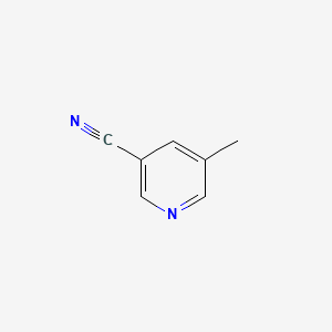 Chemical structure of 5-Methylnicotinonitrile
