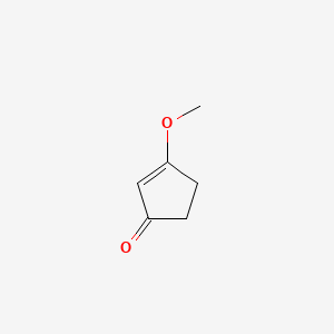 Chemical structure of 3-Methoxy-2-cyclopenten-1-one