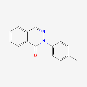 Chemical structure of (4-Methylphenyl)-1-(2H)-phthalazinone