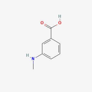 Chemical structure of 3-(Methylamino)benzoic acid