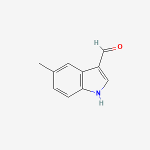 Chemical structure of 5-Methylindole-3-carboxaldehyde