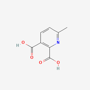 Chemical structure of 6-Methylpyridine-2,3-dicarboxylic acid