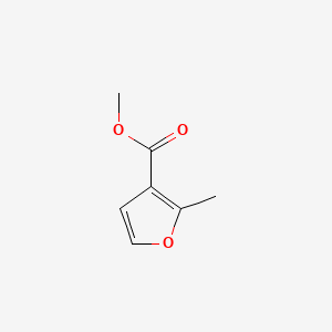 Chemical structure of Methyl 2-methyl-3-furancarboxylate