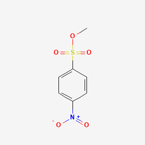 Chemical structure of Methyl 4-nitrobenzenesulfonate