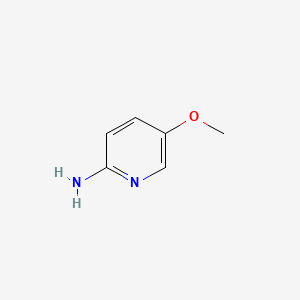 Chemical structure of 2-Amino-5-methoxypyridine