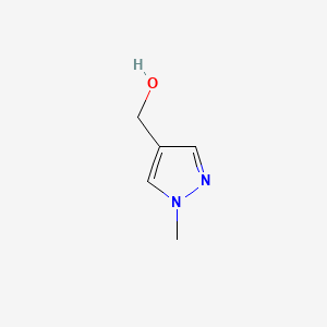 Chemical structure of 1-Methyl-1H-pyrazole-4-methanol