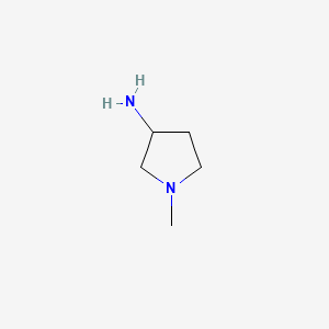 Chemical structure of 1-methylpyrrolidin-3-amine