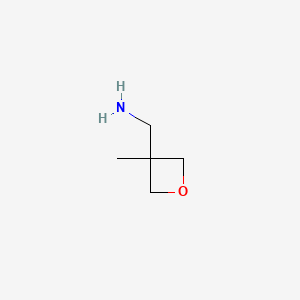 Chemical structure of (3-methyloxetan-3-yl)methanamine