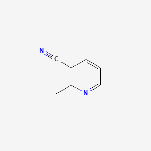 Chemical structure of 2-methylpyridine-3-carbonitrile