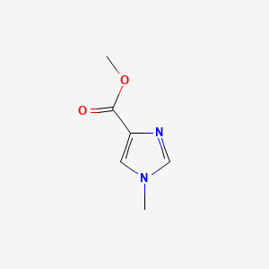 Chemical structure of methyl 1-methyl-1H-imidazole-4-carboxylate