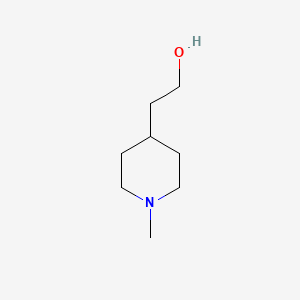 Chemical structure of 2-(1-methylpiperidin-4-yl)ethan-1-ol