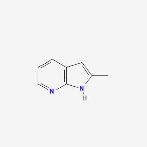 Chemical structure of 2-methyl-1H-pyrrolo[2,3-b]pyridine