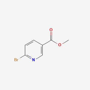 Chemical structure of methyl 6-bromopyridine-3-carboxylate