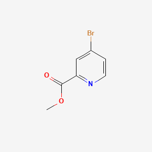 Chemical structure of methyl 4-bromopyridine-2-carboxylate
