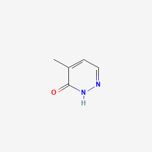 Chemical structure of 4-methyl-2,3-dihydropyridazin-3-one