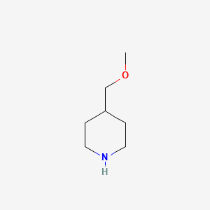 Chemical structure of 4-(methoxymethyl)piperidine