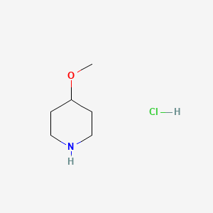 Chemical structure of 4-methoxypiperidine hydrochloride