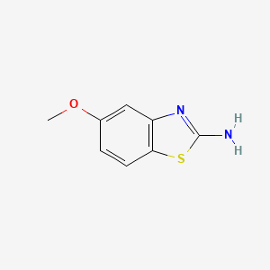 Chemical structure of 5-methoxybenzo[d]thiazol-2-amine