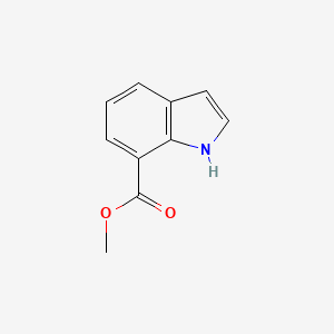 Chemical structure of methyl 1H-indole-7-carboxylate
