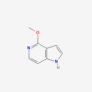 Chemical structure of 4-methoxy-1H-pyrrolo[3,2-c]pyridine