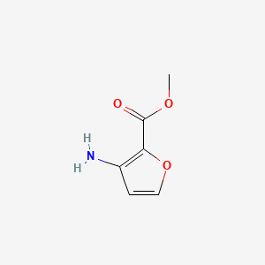Chemical structure of methyl 3-aminofuran-2-carboxylate