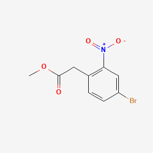 Chemical structure of Methyl 4-bromo-2-nitrophenylacetate