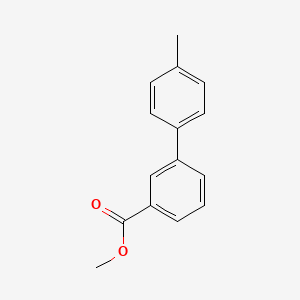 Chemical structure of Methyl 3-(4-methylphenyl)benzoate
