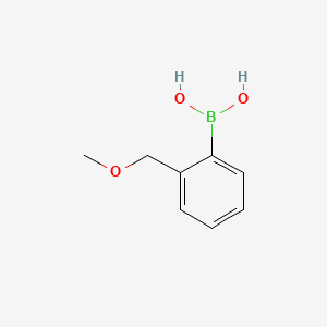 Chemical structure of 2-Methoxymethylphenylboronic acid