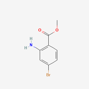 Chemical structure of 2-Amino-4-bromobenzoic Acid Methyl Ester